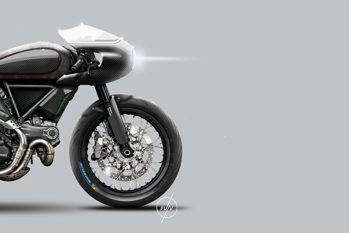 Ducati Scrambler Cafe Racer Custom Concept